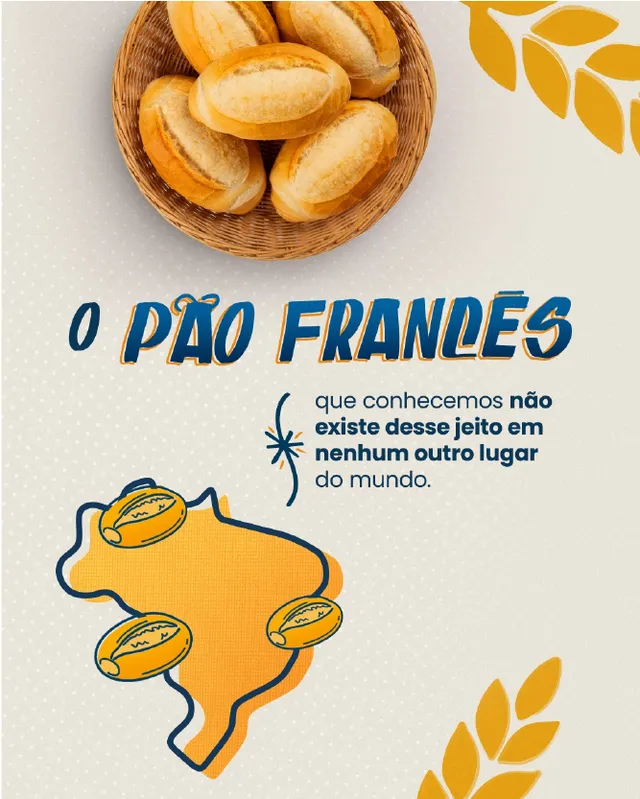 Post: o pão francês que conhecemos não existe desse jeito em nenhum outro lugar do mundo