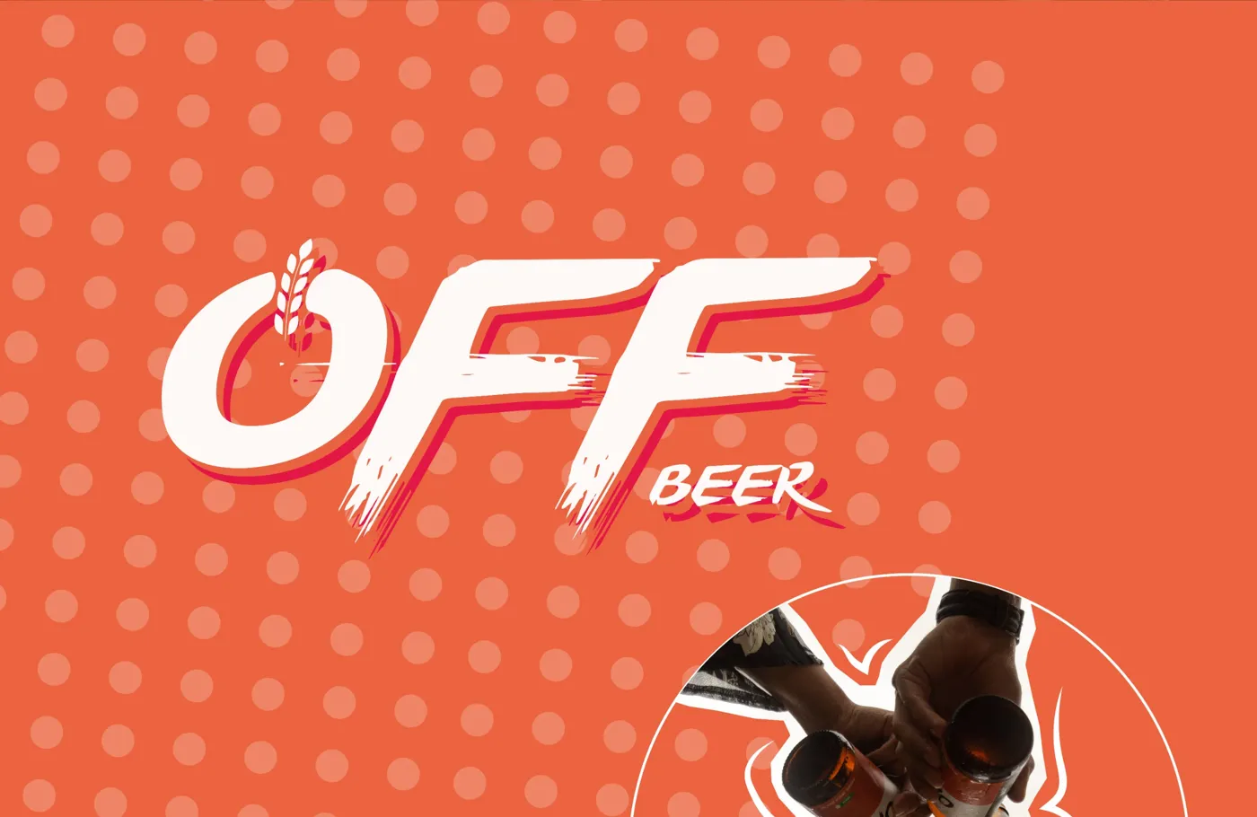 Página 1 do guia de linguagem visual da Off Beer