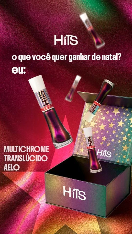 Story de Natal: o que você quer ganhar de natal? Multichrome translúcido Aelo