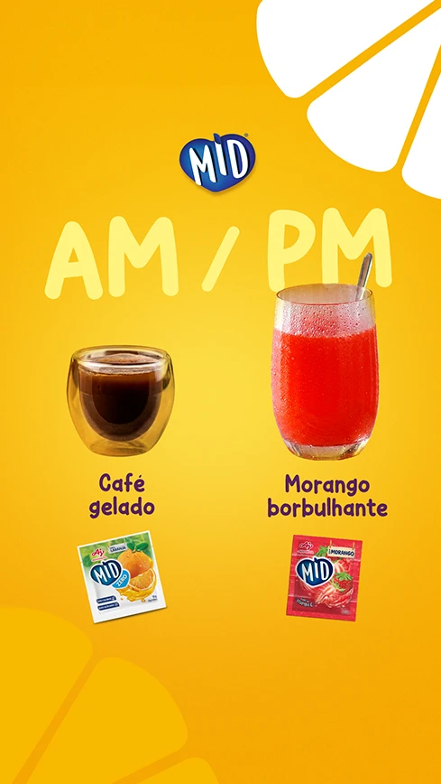 Story: AM/PM, café gelado e morango borbulhante