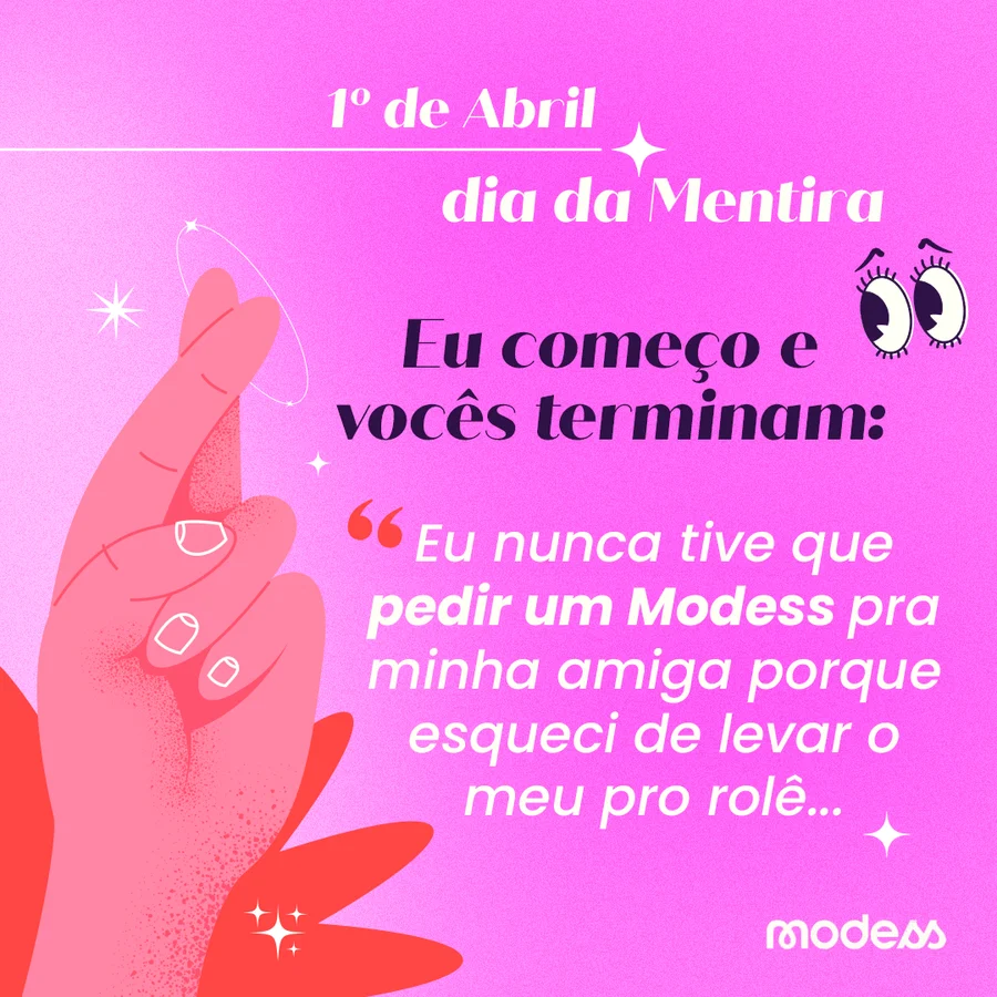Post: 1º de abril, dia da mentira, eu começo e vocês terminam