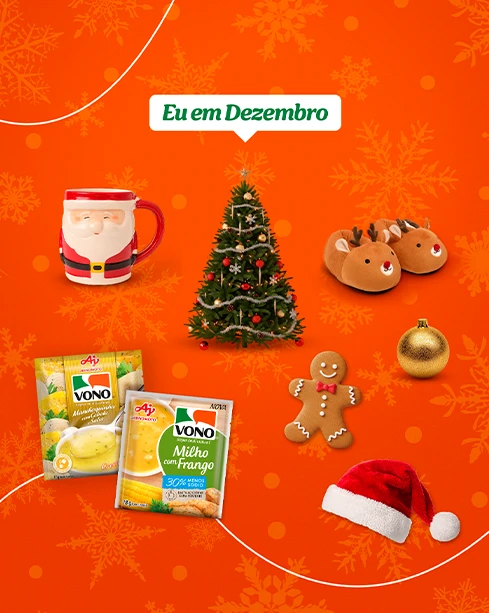 Post: eu em dezembro, árvore de natal, biscoitos e sachês VONO